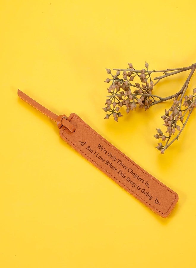 TI-EDC Leather Bookmark 3rd Anniversary Wedding Gifts for Him & Her - Image 4
