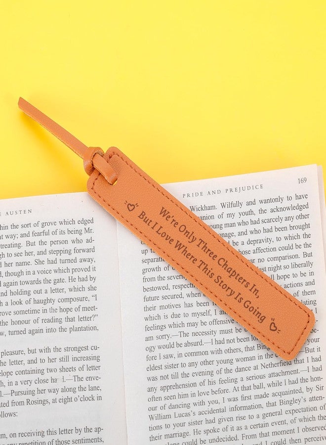 TI-EDC Leather Bookmark 3rd Anniversary Wedding Gifts for Him & Her - Image 2
