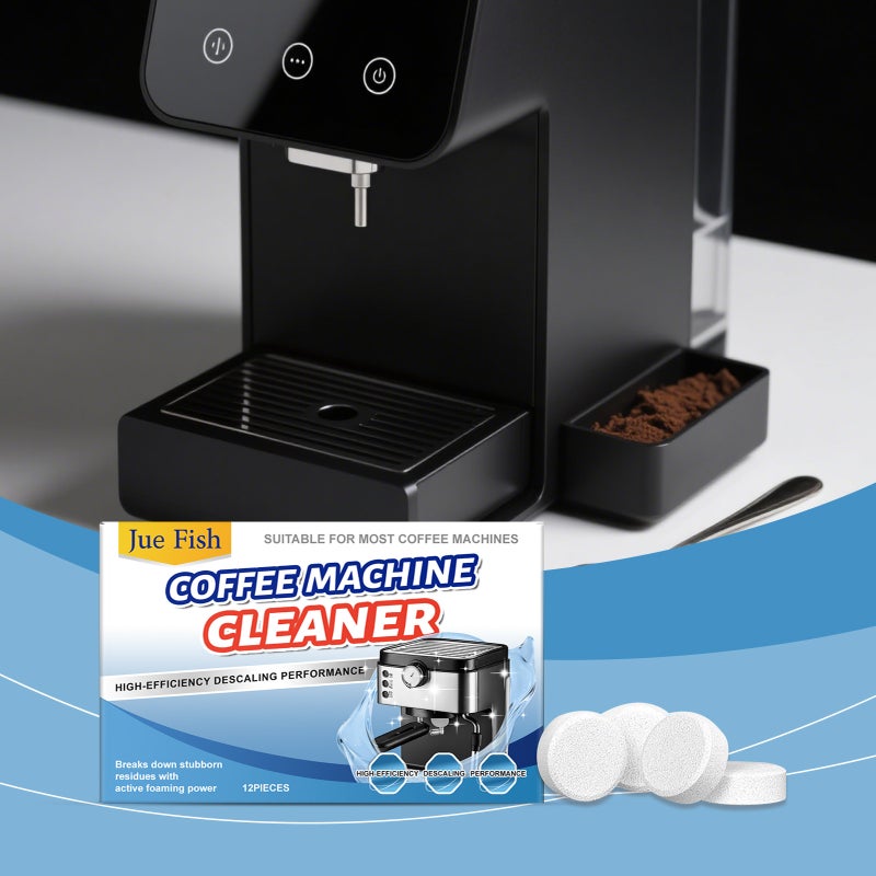 Jue Fish Coffee Machine Maintenance Tablets Coffee Stain Gentle And Safe Maintenance And Care Filter Cleaning Tablets - Image 2
