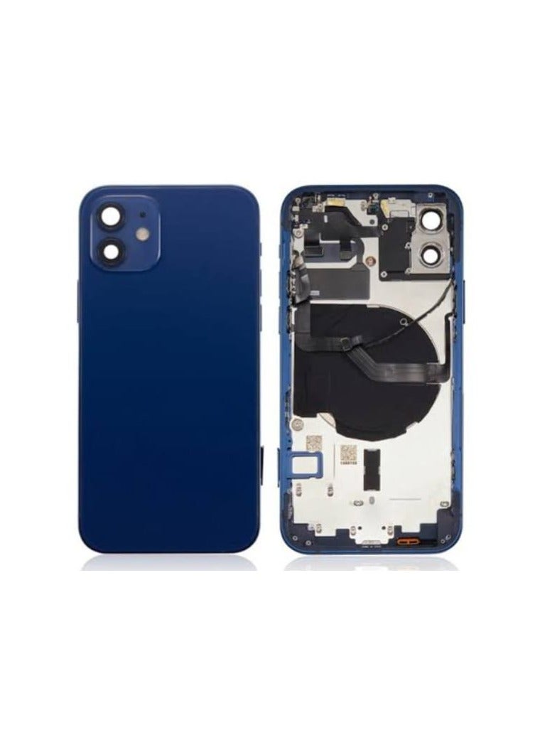 Replacement Mid-Frame housing Cover for iphone 12pro Blue