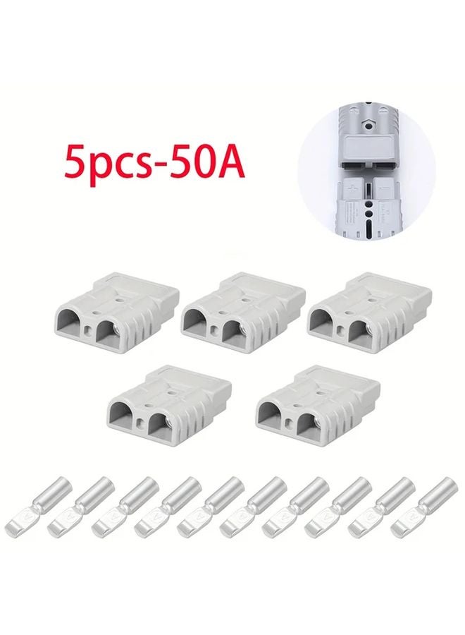 5pcs Gray Marine Quick Connectors Snap On Design for RV Boat Marine Equipment - Image 1