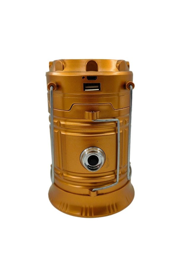 5800 Solar Charging Lantern Camping Lamp Outdoor Portable Flashlight Charging Can Be Used As Charging Treasure Camping Lantern-Color:Blue  - Image 5