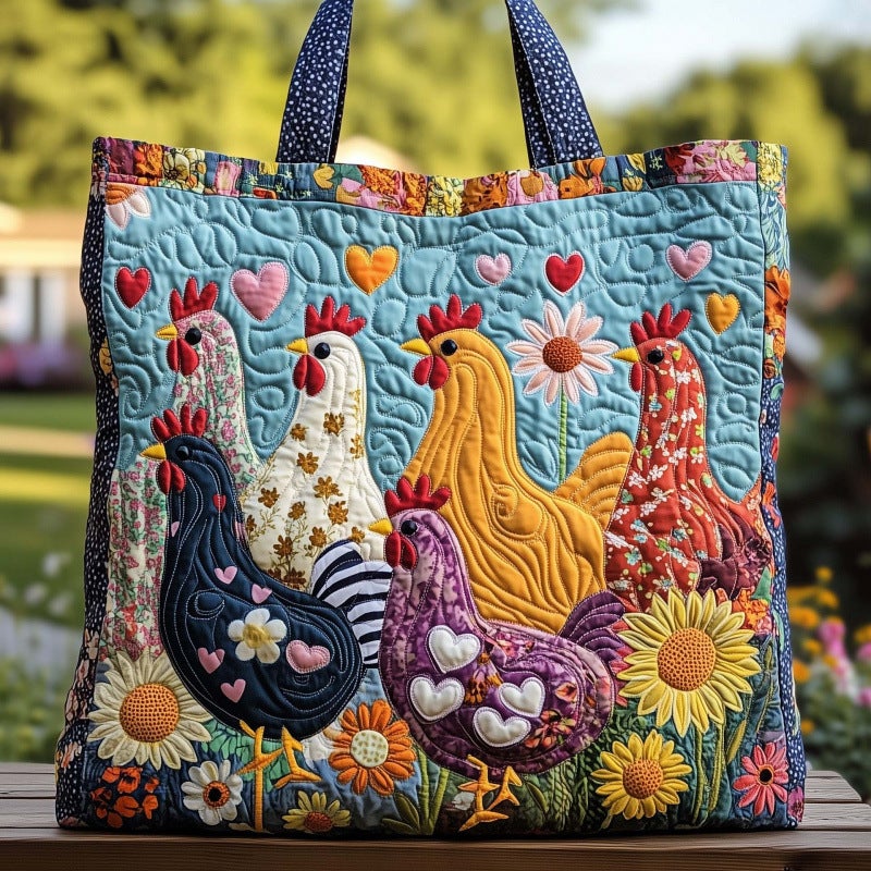 2026 New Chicken Digital Print Fashion Tote Bag - Image 4