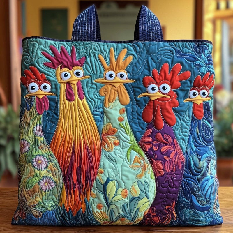 2026 New Chicken Digital Print Fashion Tote Bag - Image 1