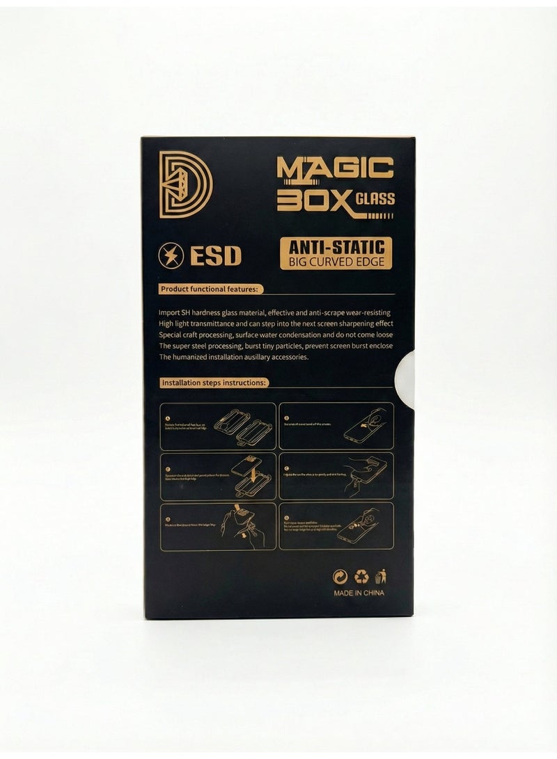 PIXEL Essentials Magic Box Clear Tempered Glass Screen Protector for iPhone 17 Air | HD Clarity | 9H Hardness | Anti-Fingerprint | Bubble-Free Magic Box Tray - Image 2