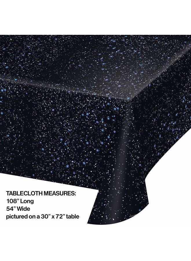 CREATIVE CONVERTING Plastic Table Cover, plastic, Colourful, 54" x 108" - Image 3