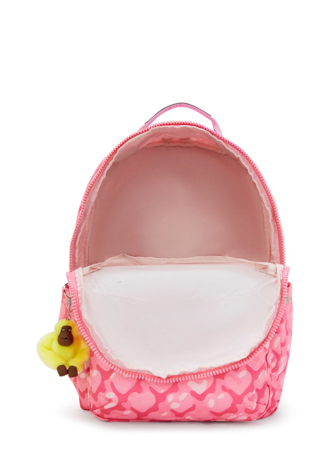 kipling Large backpack (with laptop compartment) Female Adorable Hearts Seoul College I7973-1NB - Image 3