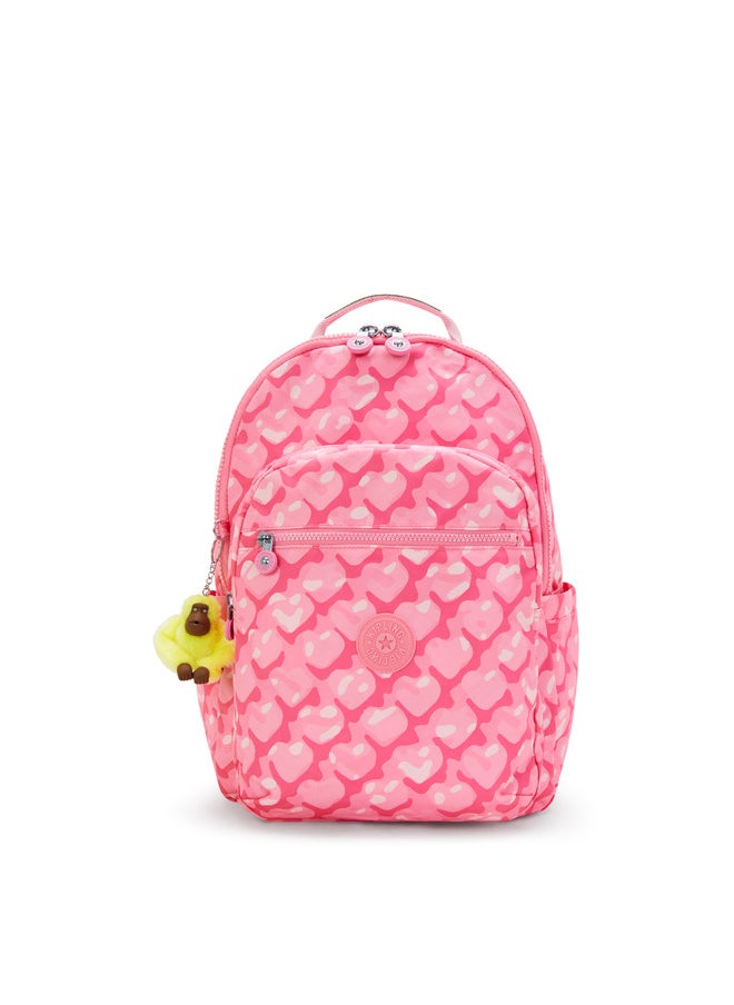 kipling Seoul College Adorable Hearts Large Backpack  - Image 1