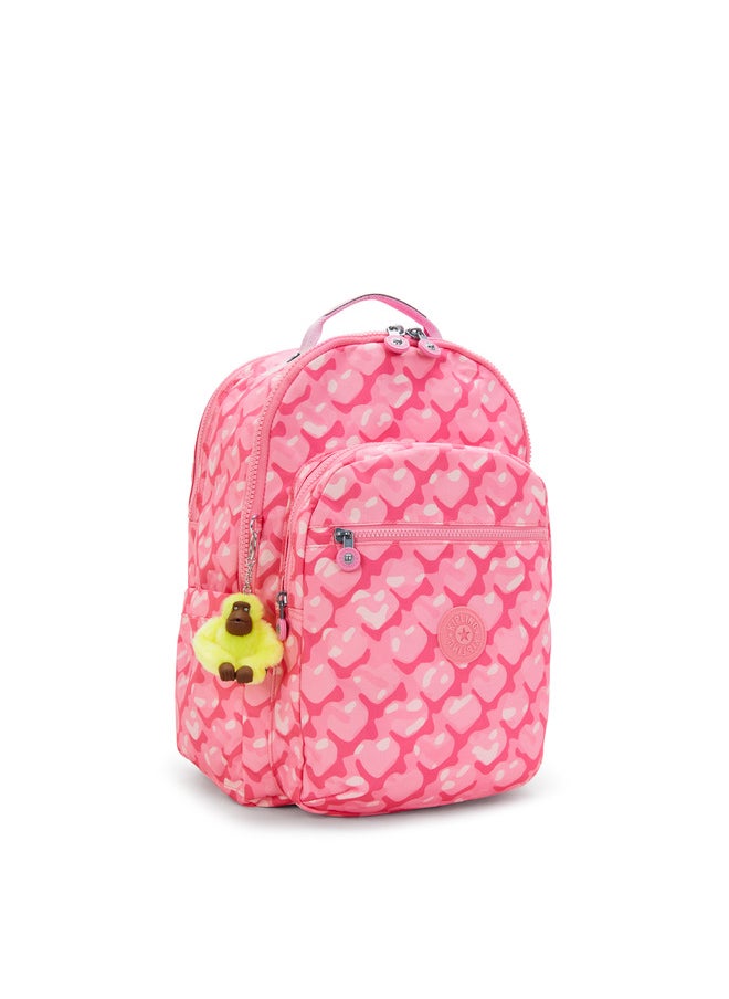 kipling Seoul College Adorable Hearts Large Backpack  - Image 4