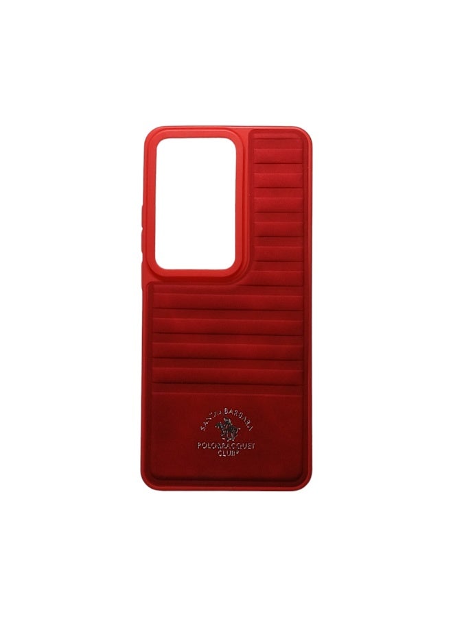 Phone Back Cover leather  for Oppo Reno 11f  red - Image 3
