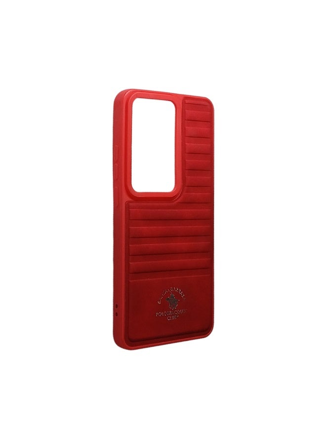 Phone Back Cover leather  for Oppo Reno 11f  red - Image 4