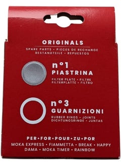 BIALeTTI 3 Gasket + 1 Filter 6 Cups  - Image 3
