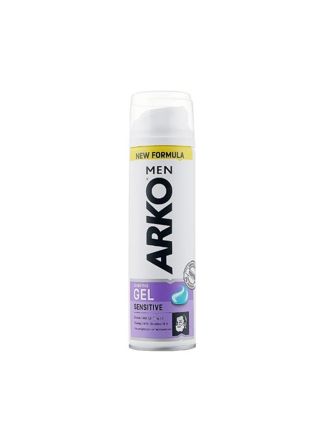 Arko Gel Shaving Sensitive, 200Ml