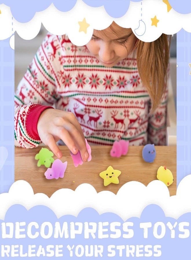 40 Pcs Tiny Mochi Squishy Toys for Children Age Over 3 Years Old Kawaii Squishy Animals Party Favors for Kids Stress Relief Toy for Boys Girls Birthday - Image 3