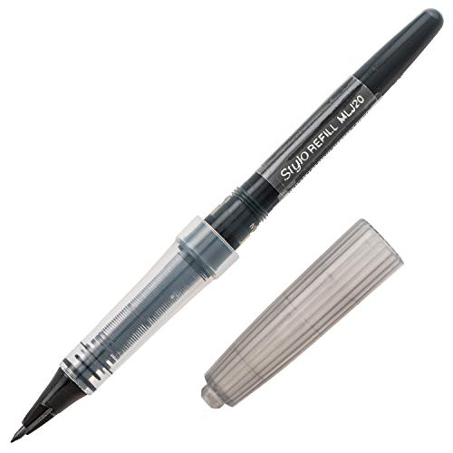 Pentel Arts Tradio Stylo Sketch Pen Refill Black Ink Pack of 2 MLJ20BP2A - Image 3
