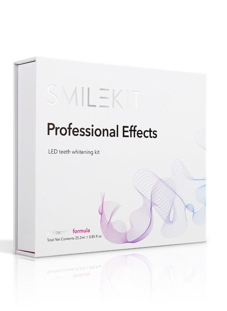SMILEKIT Teeth Whitening Capsule Set, Natural Whitening, Effective Stain Removal, Contains 6 Teeth Whitening Capsules and Color Card  - Image 1