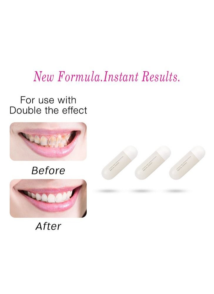 SMILEKIT Teeth Whitening Capsule Set, Natural Whitening, Effective Stain Removal, Contains 6 Teeth Whitening Capsules and Color Card  - Image 5