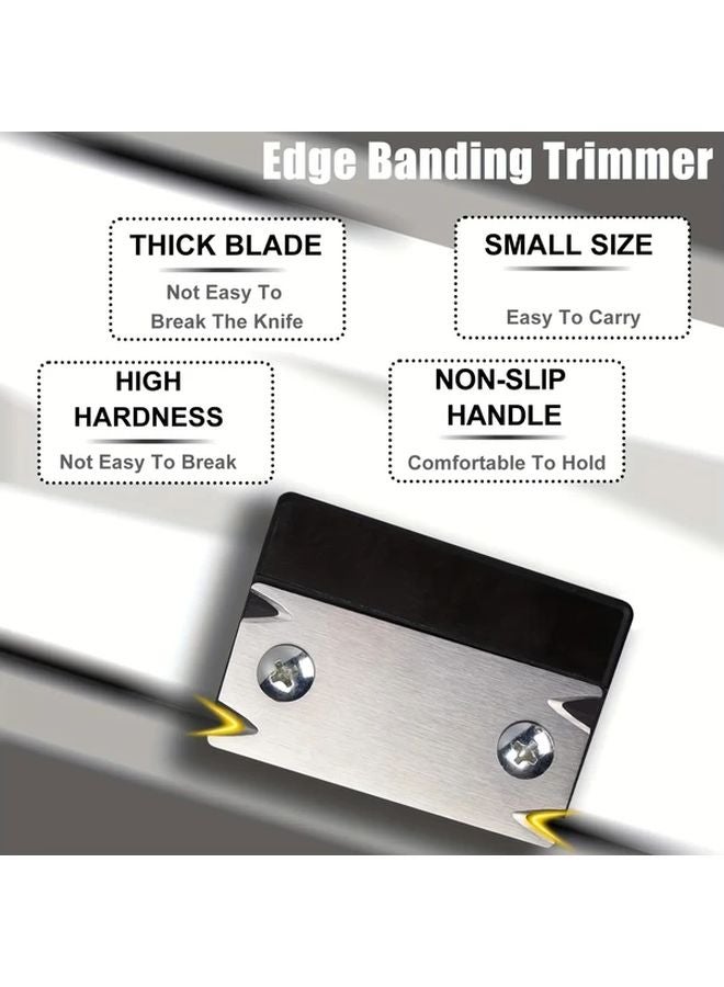 Woodworking Edge Strap Trimmer Black With 2 Spare Blades Stainless Steel For Wood Plywood PVC ABS - Image 5