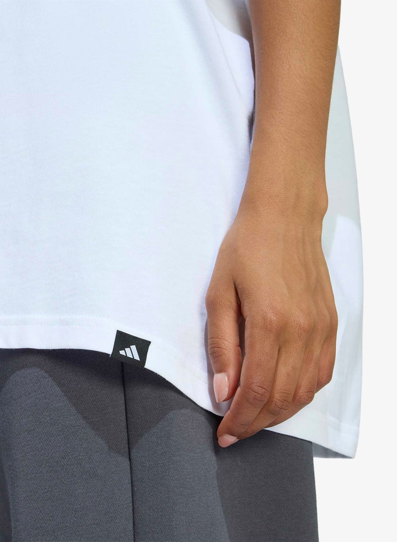 Adidas Soft Side Oversized Graphic T-Shirt - Image 4