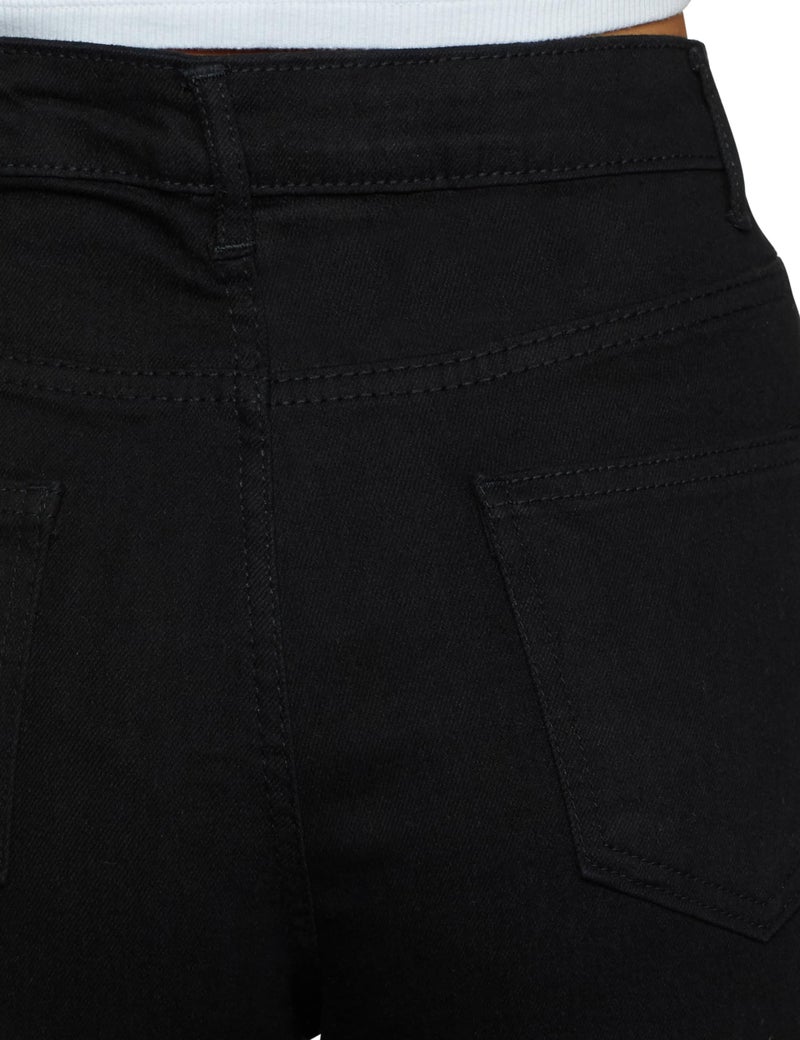 KOTTY Women's Regular Black Jeans - Image 4