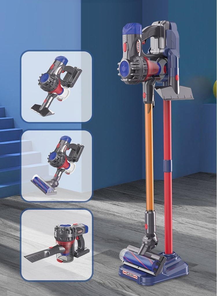 I LOVE KIDS 3-in-1 Children's Electric Vacuum Cleaner Toy,Wireless Sweeping And Cleaning Toy Set - Image 2