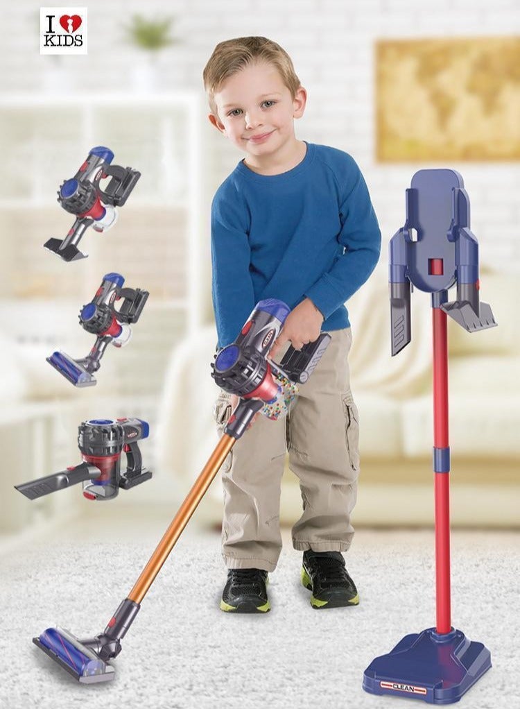 I LOVE KIDS 3-in-1 Children's Electric Vacuum Cleaner Toy,Wireless Sweeping And Cleaning Toy Set - Image 1