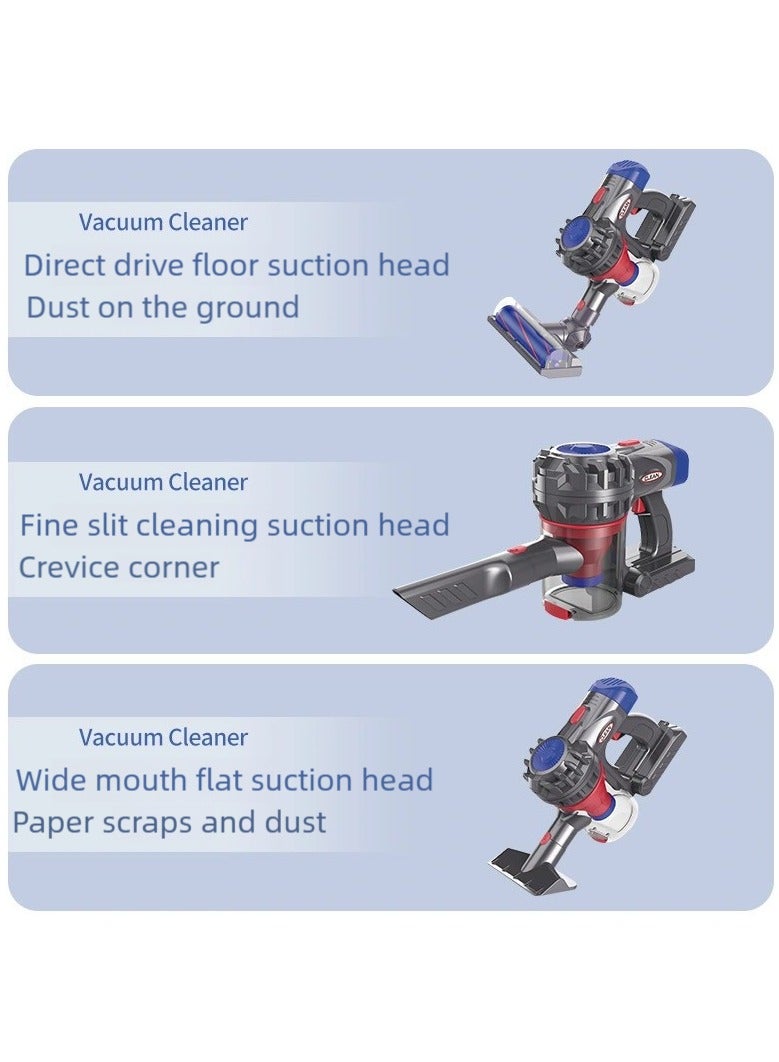 I LOVE KIDS 3-in-1 Children's Electric Vacuum Cleaner Toy,Wireless Sweeping And Cleaning Toy Set - Image 3