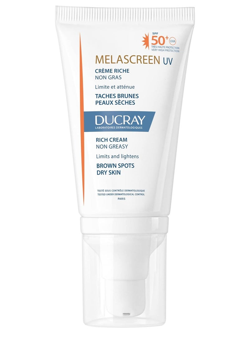 DUCRAY - DUCRAY Melascreen Photo protection Rich Cream Moisturizer, 40 ml - Image 1