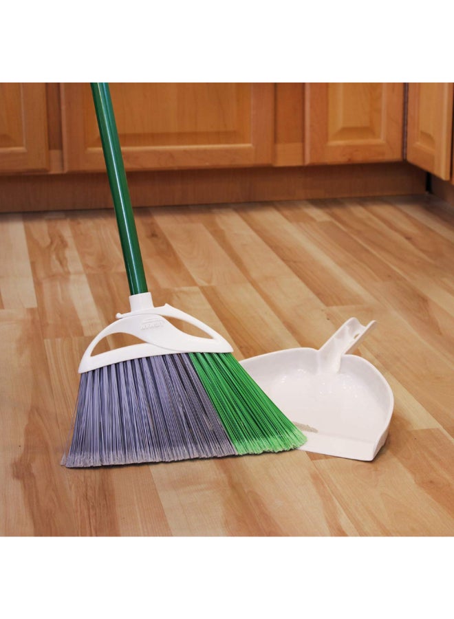 Libman Durable Long Lasting Fiber Precision Angle Broom with Dustpan Multicolor 10.16 x 29.21 x 135.89 cm 206 - Image 4