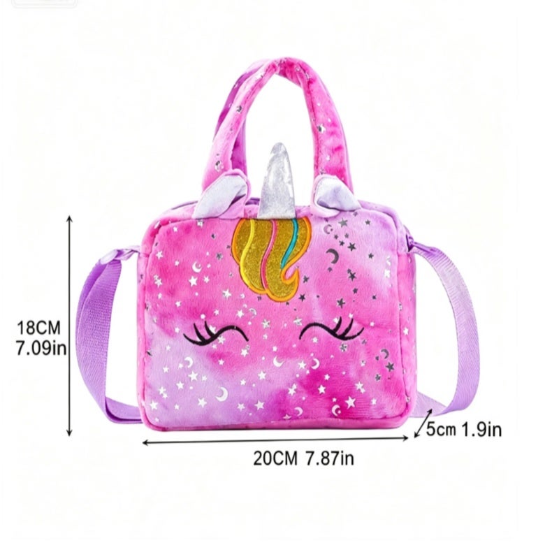 Unicorn Crossbody Bag For Toddler Girls - Small Kawaii Shoulder Purse With Adorable Style - Lightweight Hands-Free Kids Handbag For Everyday Outings - Image 3