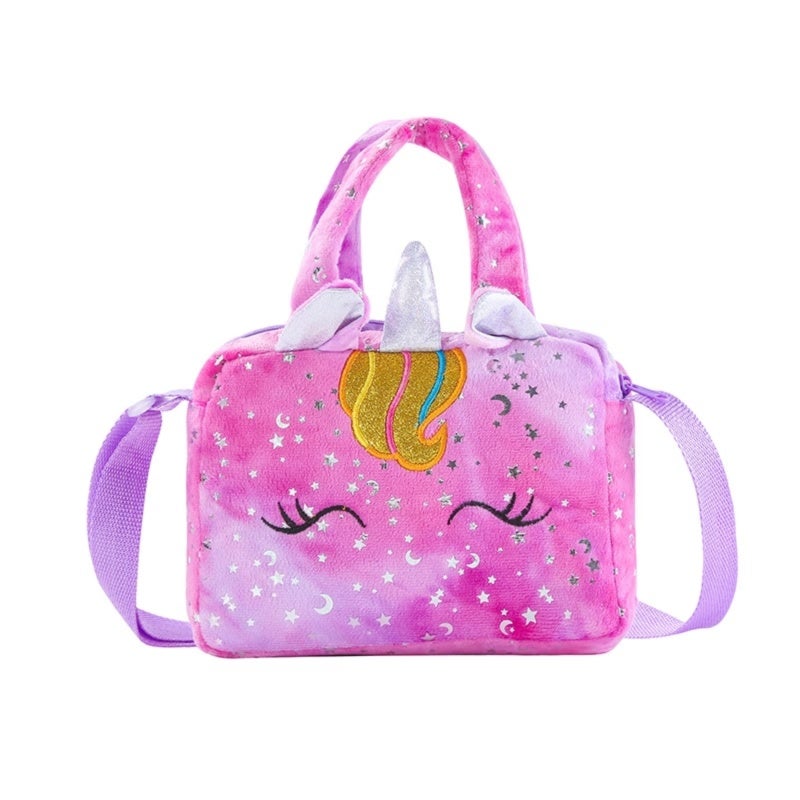 Unicorn Crossbody Bag For Toddler Girls - Small Kawaii Shoulder Purse With Adorable Style - Lightweight Hands-Free Kids Handbag For Everyday Outings - Image 1