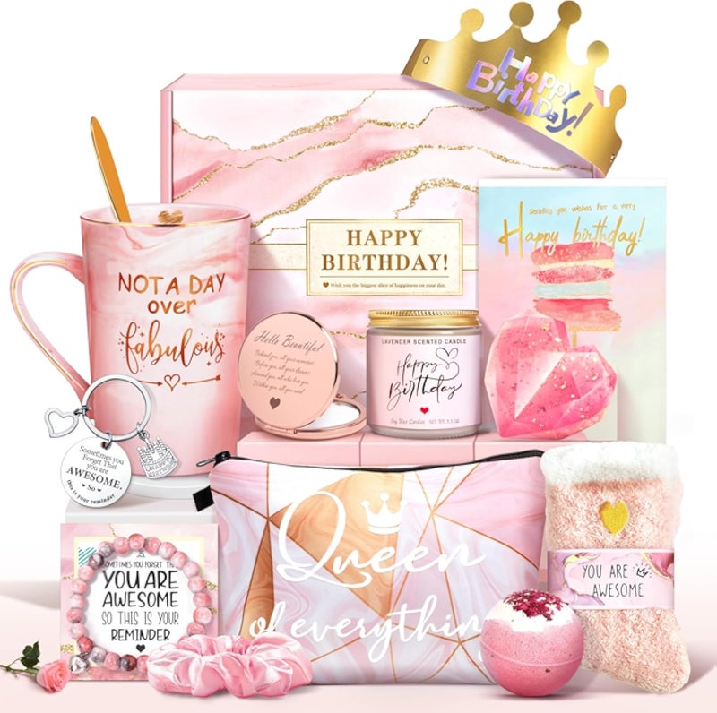 جومواي نوت ا داي وفير فابولووس موج - بيرتهداي جيفتس فور وومين - فونني بيرتهداي جيفت يدياس فور هير,فرييندس, كوووركيرس, هير, ويفي, موم, داوجهتير, سيستير, اونت كيراميك ماربلي موج 14 وز بينك