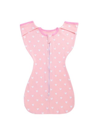 elaia Transitional Swaddle Arms Up Design with Half Sleeves and Mitten Cuffs, 100% Cotton Baby Swaddles with 2-Way Zipper - pzsku/Z2B43C63755E2750EC040Z/45/_/1737031270/7ed3db9b-36d7-4f4b-a846-2b21b57eeac0