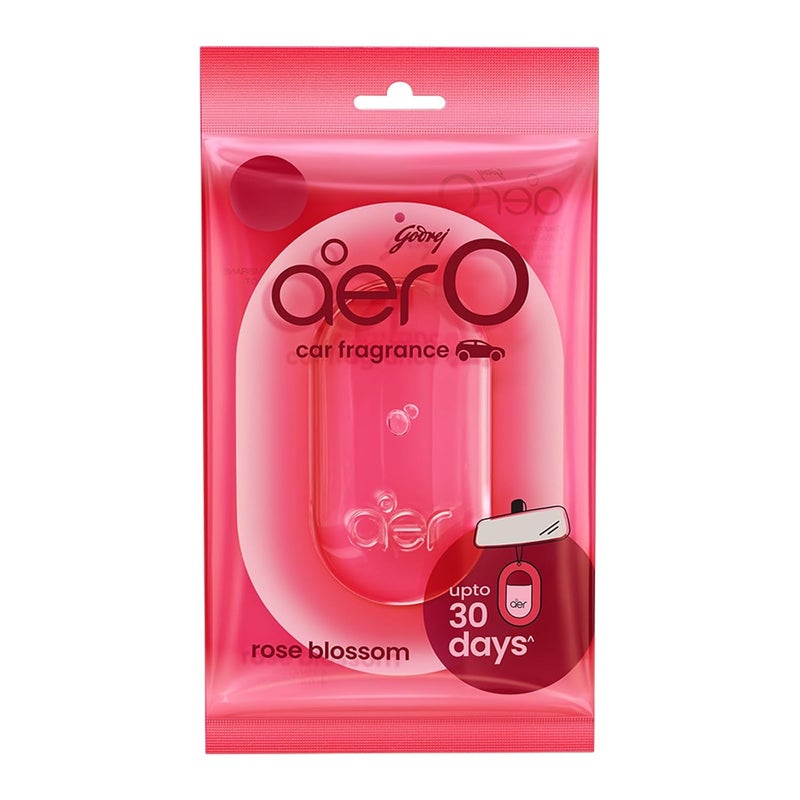 Godrej aer O - Hanging Car Air Freshener - Car Accessories - Rose Blossom (7.5g) - Image 3