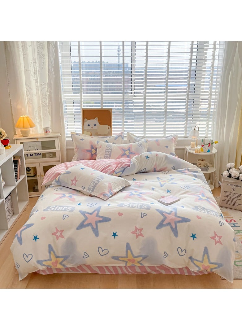Nariele Dormitory Home Skin Friendly Bedding Bedding Multi Piece Set