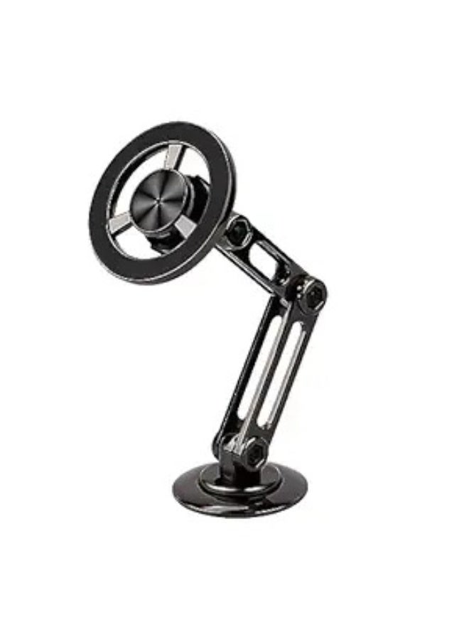 Denx Magnetic car mount and bracket, N52 magnets, zinc alloy/ABS construction, dashboard/windshield mount, 360-degree rotation - Image 1