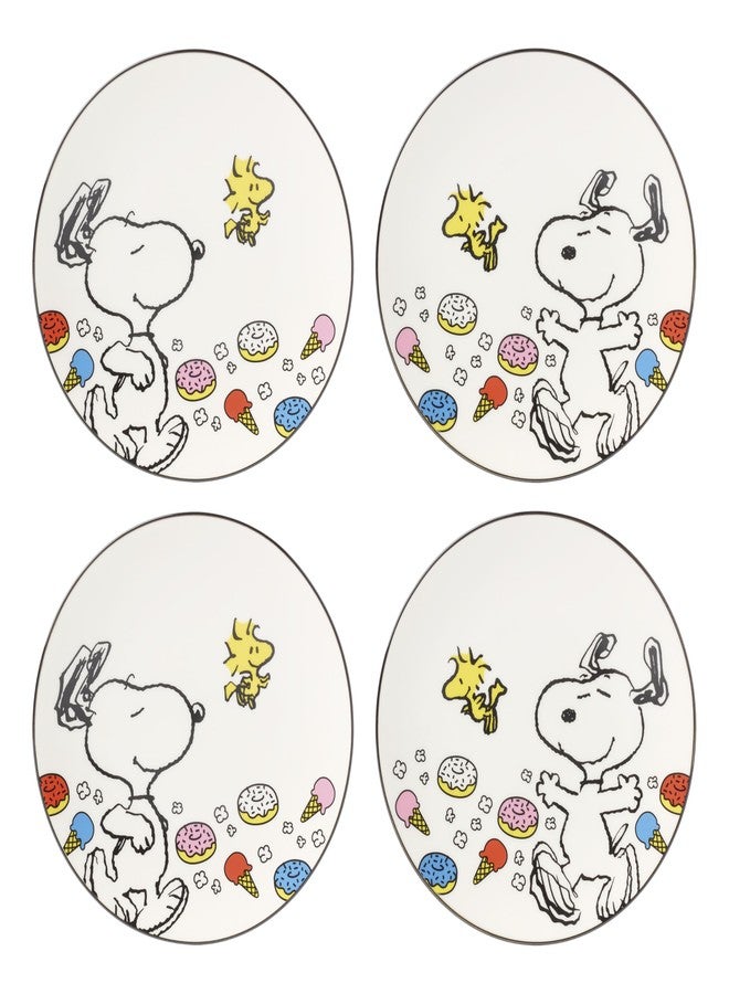 Lenox 897574 Chef Snoopy Accent Plates, Set Of 4 - Image 1