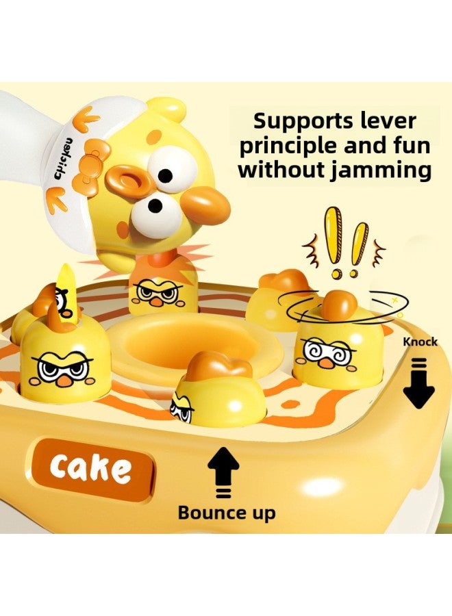 Children's Chick Whack-a-mole Knock-knock Baby Educational Early Education Hand-eye Coordination Training Baby Toy Family Interaction-Color:Whack-a-mole White Base-e-commerce Installation - Image 3