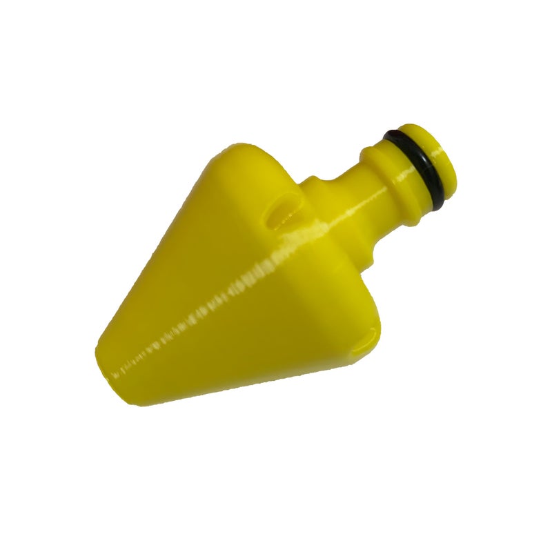 أداة تصريف يدوية صفراء قوية لانسداد الشعر والدهون بتدفق مائي قوي - Image 1