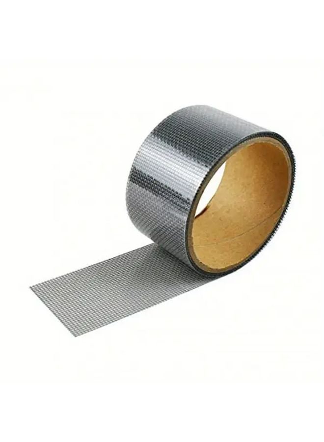 شريط إصلاح نافذة شبكي أسود خلفية لاصقة متين سهل التطبيق شاشة المنزل والمكتب - Image 1