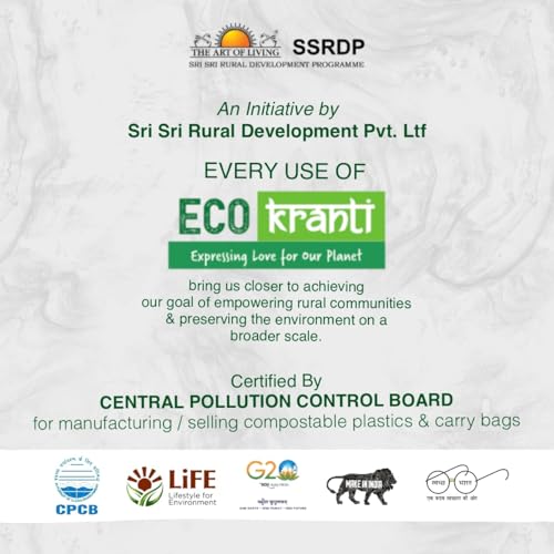 Eco Kranti – 6 Inch Bagasse Disposable Square Plates | Pack of 50 | Eco-Friendly, Biodegradable & Compostable | 100% Natural Plant-Based | Long Lasting Plates for Birthday, Wedding, Party & All Events - Image 5