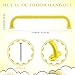 Zonon 6 Pcs Safety Playground Handles Swing Set Metal Monkey Bars Indoor Outdoor Swing Set Accessories Grab Playset Handles Grips Climbing Frame for Play House Jungle17 InchYellow - Image 4