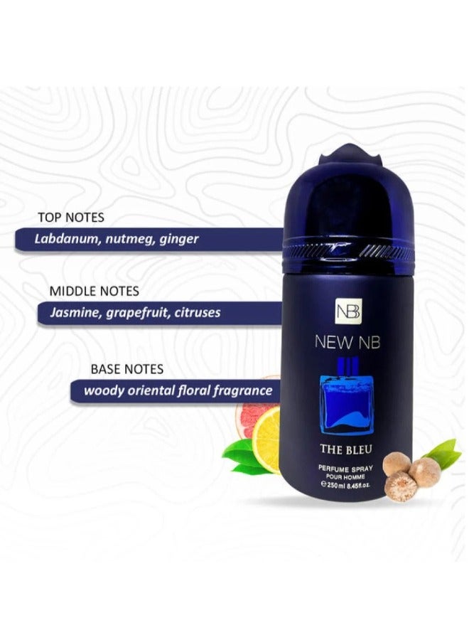 NEW NB The Bleu Deodorant for Women - 250ml | Long-Lasting Freshness and Protection - Image 4