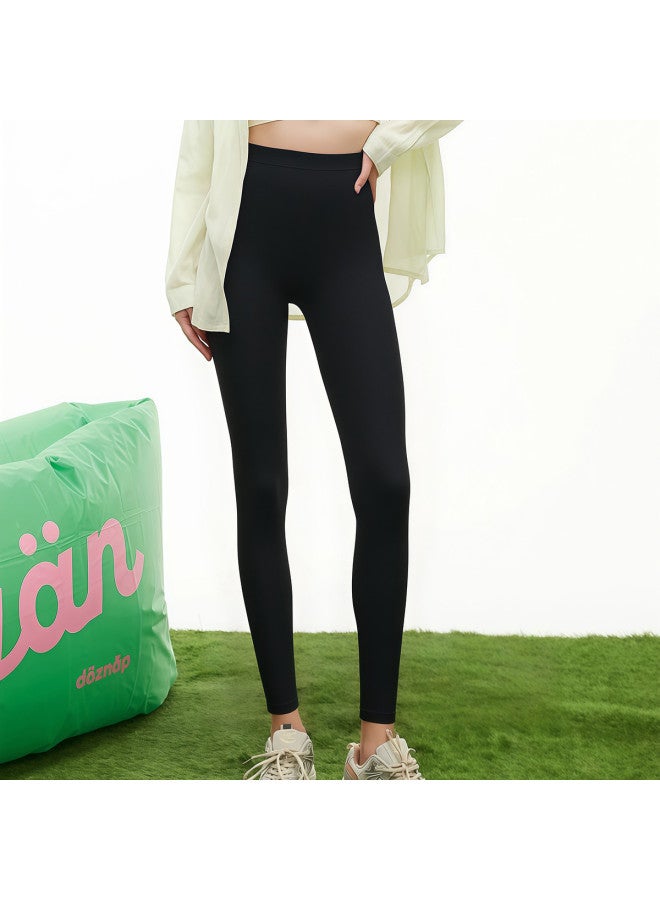 Fenton women's Sports Cropped Leggings - Lifting, Shaping, Slimming, Breathable & Versatile Summer Thin Style - Image 3