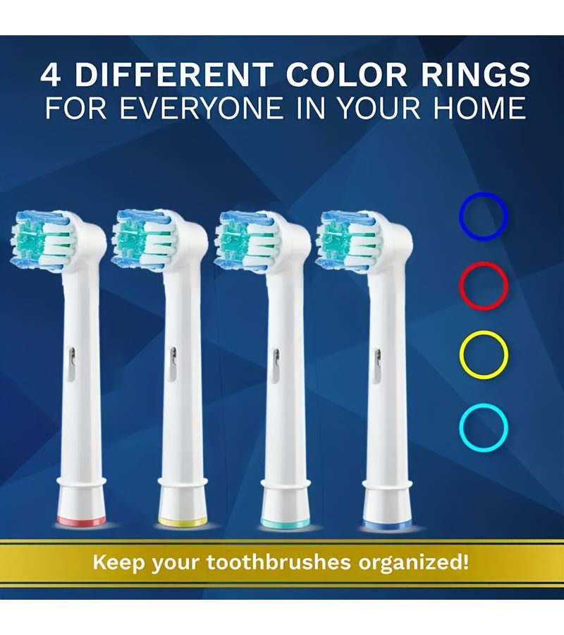 12PCS Compatible Replacement Heads For Professional Electric Toothbrushes Suitable For Models 7000 Pro 1000 9600 5000 3000 And 8000 - Image 5