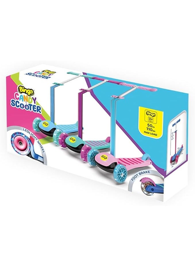 بينجو سكوتر بينجو كاندي بعجلات من البولي يوريثان بلون أزرق محيطي/نعناعي - Image 2