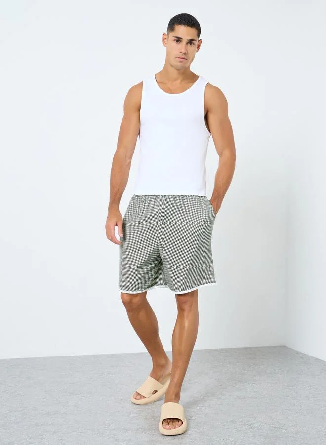 Styli Styli Pack of 2 - Ribbed Cotton Vest with Round Neck