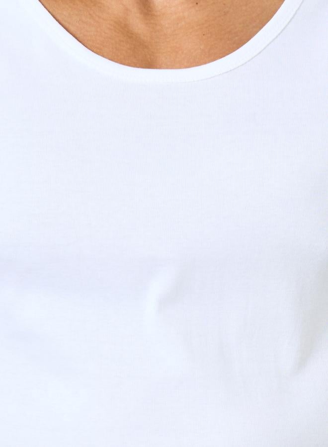 Styli Pack of 2 - Ribbed Cotton Vest with Round Neck - Image 5