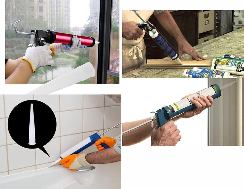 XDLB 9 Inch Manual GeneralPurpose Silicone Glass Glue Gun Thickened Gun Grease Air For Door And Window Filling Silicon Tool - Image 5
