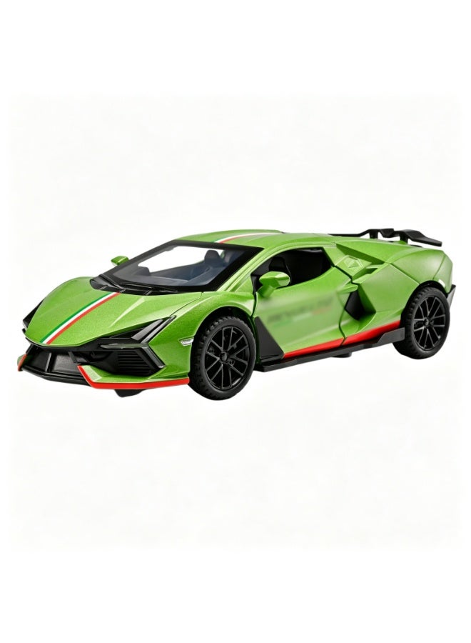LAMBORGHINI High-Detail Alloy Car Model with Realistic Lighting & Sound Effects, 1:32 Scale Die-Cast Vehicle, Collectible Display Model for Adults & Kids - Image 1